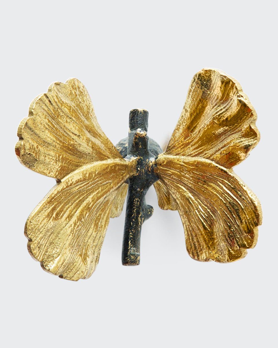 Butterfly Ginkgo Medium Knob